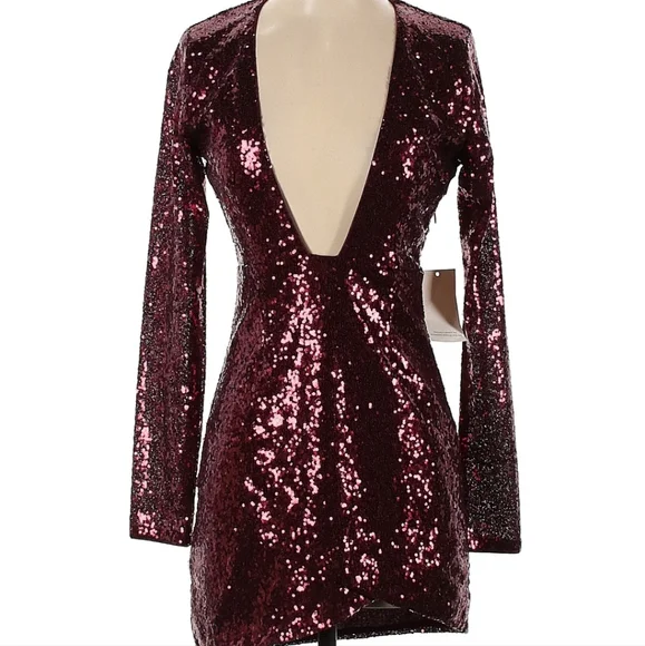 Tobi NWT sequin low cut dress - Picture 1 of 3